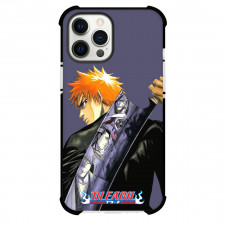 Bleach Ichigo Kurosaki Phone Case For iPhone Samsung Galaxy Pixel OnePlus Vivo Xiaomi Asus Sony Motorola Nokia - Ichigo Kurosaki Back Portrait Comic Art