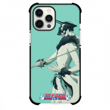 Bleach Ichigo Kurosaki Phone Case For iPhone Samsung Galaxy Pixel OnePlus Vivo Xiaomi Asus Sony Motorola Nokia - Ichigo Kurosaki Full Hollow Form Side Portrait On Teal Background
