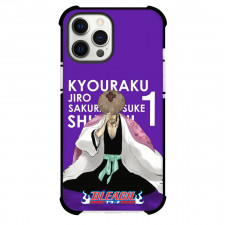 Bleach Shunsui Kyoraku Phone Case For iPhone Samsung Galaxy Pixel OnePlus Vivo Xiaomi Asus Sony Motorola Nokia - Shunsui Kyoraku Sitting Comic Art On Purple Background