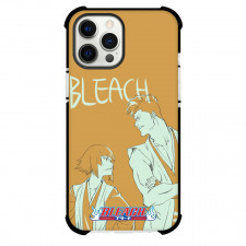 Bleach Phone Case For iPhone Samsung Galaxy Pixel OnePlus Vivo Xiaomi Asus Sony Motorola Nokia - Soifon Kensei Muguruma On Orange Background Comic Art