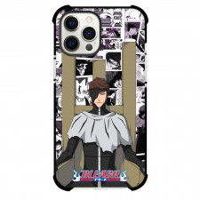 Bleach Sosuke Aizen Phone Case For iPhone Samsung Galaxy Pixel OnePlus Vivo Xiaomi Asus Sony Motorola Nokia - Sosuke Aizen Sitting On Comic Background