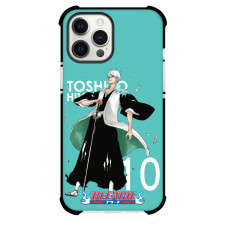 Bleach Toshiro Hitsugaya Phone Case For iPhone Samsung Galaxy Pixel OnePlus Vivo Xiaomi Asus Sony Motorola Nokia - Toshiro Hitsugaya Manga Comic Art On Mint Background