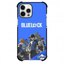 Blue Lock Phone Case For iPhone Samsung Galaxy Pixel OnePlus Vivo Xiaomi Asus Sony Motorola Nokia - Characters On Blue Background