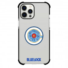 Blue Lock Phone Case For iPhone Samsung Galaxy Pixel OnePlus Vivo Xiaomi Asus Sony Motorola Nokia - Manshine City Logo Sticker