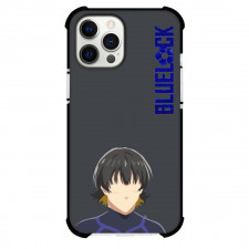 Blue Lock Meguru Bachira Phone Case For iPhone Samsung Galaxy Pixel OnePlus Vivo Xiaomi Asus Sony Motorola Nokia - Meguru Bachira Minimalist On Grey Background