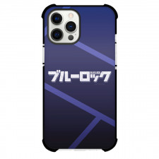 Blue Lock Phone Case For iPhone Samsung Galaxy Pixel OnePlus Vivo Xiaomi Asus Sony Motorola Nokia - Blue Lock Logo On Purple And Blue Background