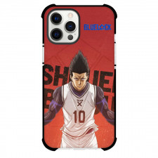 Blue Lock Shoei Baro Phone Case For iPhone Samsung Galaxy Pixel OnePlus Vivo Xiaomi Asus Sony Motorola Nokia - Shoei Baro Portrait On Red Background