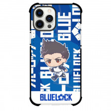 Blue Lock Shoei Baro Phone Case For iPhone Samsung Galaxy Pixel OnePlus Vivo Xiaomi Asus Sony Motorola Nokia - Shoei Baro Running Chibi Art Sticker