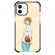 Blue Box Chinatsu Kano Phone Case For iPhone Samsung Galaxy Pixel OnePlus Vivo Xiaomi Asus Sony Motorola Nokia - Chinatsu Kano Looking Back Illustration Art On Beige Background