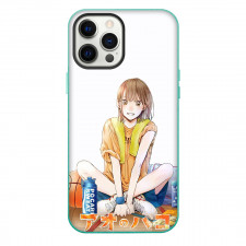 Blue Box Chinatsu Kano Phone Case For iPhone Samsung Galaxy Pixel OnePlus Vivo Xiaomi Asus Sony Motorola Nokia - Chinatsu Kano Sitting Anime Art Poster