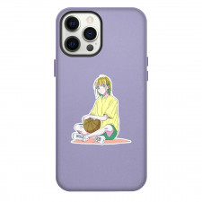 Blue Box Chinatsu Kano Phone Case For iPhone Samsung Galaxy Pixel OnePlus Vivo Xiaomi Asus Sony Motorola Nokia - Chinatsu Kano Sitting Anime Art Sticker