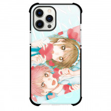 Blue Box Phone Case For iPhone Samsung Galaxy Pixel OnePlus Vivo Xiaomi Asus Sony Motorola Nokia - Blue Box Chinatsu Kano And Hina Chono Holding Heart Anime Drawing Poster
