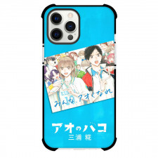 Blue Box Phone Case For iPhone Samsung Galaxy Pixel OnePlus Vivo Xiaomi Asus Sony Motorola Nokia - Blue Box Chinatsu Kano And Taiki Inomata On 3rd Anniversary Acrylic Art On Blue Background