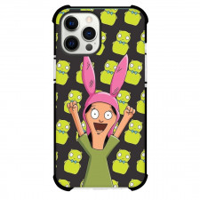Bob's Burger Louise Belcher Phone Case For iPhone Samsung Galaxy Pixel OnePlus Vivo Xiaomi Asus Sony Motorola Nokia - Louise Belcher Portrait Kuchi Kopi Background