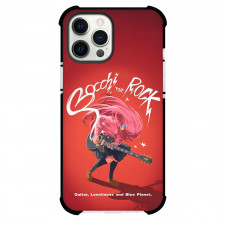 Bocchi The Rock Hitori Gotoh Phone Case For iPhone Samsung Galaxy Pixel OnePlus Vivo Xiaomi Asus Sony Motorola Nokia - Hitori Gotoh Playing Guitar On Red Background