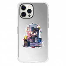 Bocchi The Rock Hitori Gotoh Phone Case For iPhone Samsung Galaxy Pixel OnePlus Vivo Xiaomi Asus Sony Motorola Nokia - Hitori Gotoh Plays Guitar In Her Practice Room Anime Art Sticker