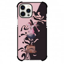 Bocchi The Rock Hitori Gotoh Phone Case For iPhone Samsung Galaxy Pixel OnePlus Vivo Xiaomi Asus Sony Motorola Nokia - Hitori Gotoh Standing On A Box Pink Black Background