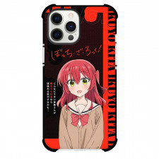 Bocchi The Rock Ikuyo Kita Phone Case For iPhone Samsung Galaxy Pixel OnePlus Vivo Xiaomi Asus Sony Motorola Nokia - Ikuyo Kita Portrait Anime Art On Red Black Background