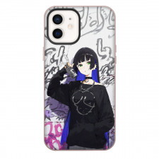 Bocchi The Rock PA-San Phone Case For iPhone Samsung Galaxy Pixel OnePlus Vivo Xiaomi Asus Sony Motorola Nokia - PA-San Standing On Graffiti Art Background