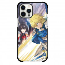 Bofuri I Don't Want to Get Hurt so I'll Max Out My Defense Phone Case For iPhone Samsung Galaxy Pixel OnePlus Vivo Xiaomi Asus Sony Motorola Nokia - Maple And Ray Battle Scene Poster