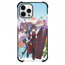 Bofuri I Don't Want to Get Hurt so I'll Max Out My Defense Phone Case For iPhone Samsung Galaxy Pixel OnePlus Vivo Xiaomi Asus Sony Motorola Nokia - Maple And Sally Ready for Battle with Sunny Day Background