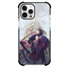 Bofuri I Don't Want to Get Hurt so I'll Max Out My Defense Maple Phone Case For iPhone Samsung Galaxy Pixel OnePlus Vivo Xiaomi Asus Sony Motorola Nokia - Maple Action Art with Building Background