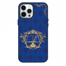 Ascendance Of A Bookworm Myne Phone Case For iPhone Samsung Galaxy Pixel OnePlus Vivo Xiaomi Asus Sony Motorola Nokia - Myne Crest Logo On Blue Poster