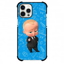 The Boss Baby Phone Case For iPhone Samsung Galaxy Pixel OnePlus Vivo Xiaomi Asus Sony Motorola Nokia - The Boss Baby Standing On Blue Background