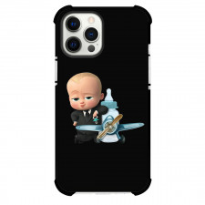 The Boss Baby Phone Case For iPhone Samsung Galaxy Pixel OnePlus Vivo Xiaomi Asus Sony Motorola Nokia - The Boss Baby Standing On Black Background