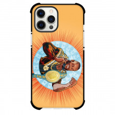 Deontay Wilder Case For iPhone Samsung Galaxy Pixel OnePlus Vivo Xiaomi Asus Sony Motorola Nokia - Deontay Wilder WBC Belt Cartoon Art Orange Background