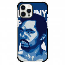 Manny Pacquiao Case For iPhone Samsung Galaxy Pixel OnePlus Vivo Xiaomi Asus Sony Motorola Nokia - Manny Pacquiao Head Portrait Blue Vector Art