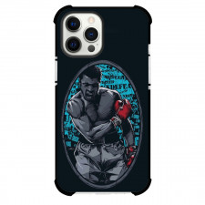 Muhammad Ali Case For iPhone Samsung Galaxy Pixel OnePlus Vivo Xiaomi Asus Sony Motorola Nokia - Muhammad Ali Shout Blue Quote Black Vignette Background
