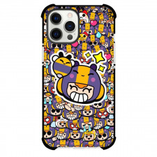 Brawl Stars Bea Phone Case For iPhone Samsung Galaxy Pixel OnePlus Vivo Xiaomi Asus Sony Motorola Nokia - Brawl Stars Bea Sticker On Pattern Art Background