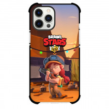 Brawl Stars Jessie Phone Case For iPhone Samsung Galaxy Pixel OnePlus Vivo Xiaomi Asus Sony Motorola Nokia - Brawl Stars Jessie Standing 3D Art Poster