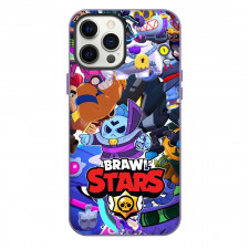 Brawl Stars Phone Case For iPhone Samsung Galaxy Pixel OnePlus Vivo Xiaomi Asus Sony Motorola Nokia - Brawl Stars Logo On Collage Background