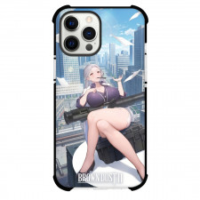 Brown Dust 2 Michaela Phone Case For iPhone Samsung Galaxy Pixel OnePlus Vivo Xiaomi Asus Sony Motorola Nokia - Michaela Gun Under Chest Poster