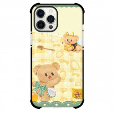 Butterbear Phone Case For iPhone Samsung Galaxy Pixel OnePlus Vivo Xiaomi Asus Sony Motorola Nokia - Butterbear Collage Honey Background
