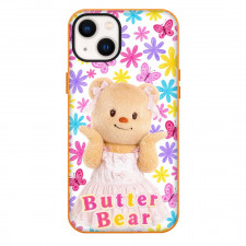 Butterbear Phone Case For iPhone Samsung Galaxy Pixel OnePlus Vivo Xiaomi Asus Sony Motorola Nokia - Butterbear Colorful Flower Blossom Poster