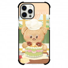 Butterbear Phone Case For iPhone Samsung Galaxy Pixel OnePlus Vivo Xiaomi Asus Sony Motorola Nokia - Butterbear Eating Cake and Donuts