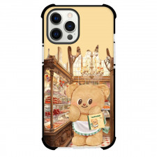 Butterbear Phone Case For iPhone Samsung Galaxy Pixel OnePlus Vivo Xiaomi Asus Sony Motorola Nokia - Butterbear Shopping Cakes Background