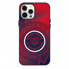 Montreal Alouettes Phone Case For iPhone Samsung Galaxy Pixel OnePlus Vivo Xiaomi Asus Sony Motorola Nokia - Logo In Blur Background