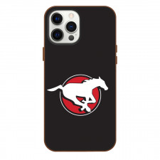 Calgary Stampeders Phone Case For iPhone Samsung Galaxy Pixel OnePlus Vivo Xiaomi Asus Sony Motorola Nokia - Logo In Gray Background
