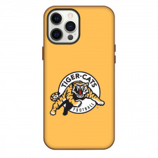 Hamilton Tiger Cats Phone Case For iPhone Samsung Galaxy Pixel OnePlus Vivo Xiaomi Asus Sony Motorola Nokia - Logo In Yellow Background