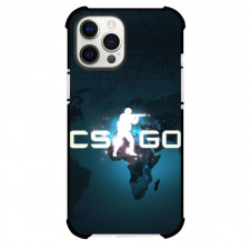 CS Go Case For iPhone Samsung Galaxy Pixel OnePlus Vivo Xiaomi Asus Sony Motorola Nokia - CS GO Logo Map Background