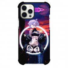 Call of The Night Nazuna Nanakusa Phone Case For iPhone Samsung Galaxy Pixel OnePlus Vivo Xiaomi Asus Sony Motorola Nokia - Nazuna Nanakusa Ring Light City Background