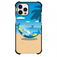 CareBears Bedtime Bear Phone Case For iPhone Samsung Galaxy Pixel OnePlus Vivo Xiaomi Asus Sony Motorola Nokia - Bedtime Bear Hammock In The Beach