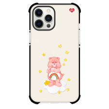 Care Bears Cheer Bear Phone Case For iPhone Samsung Galaxy Pixel OnePlus Vivo Xiaomi Asus Sony Motorola Nokia - Cheer Bear Rainbow Cloud Poster
