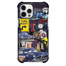 Cars Doc Hudson Phone Case For iPhone Samsung Galaxy Pixel OnePlus Vivo Xiaomi Asus Sony Motorola Nokia - Doc Hudson To Go Left Collage Poster