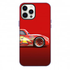 Cars Lightning McQueen Phone Case For iPhone Samsung Galaxy Pixel OnePlus Vivo Xiaomi Asus Sony Motorola Nokia - Lightning McQueen Lightway Side View Red Background