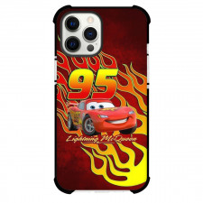 Cars Lightning McQueen Phone Case For iPhone Samsung Galaxy Pixel OnePlus Vivo Xiaomi Asus Sony Motorola Nokia - Lightning McQueen Lightning On Vinyl Background